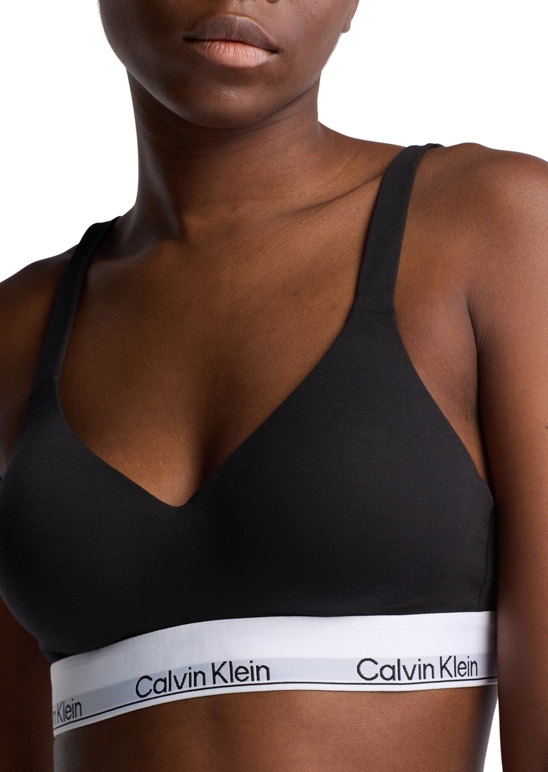 Calvin Klein Women's Modern Cotton Lift Bralette QF7900 - Black