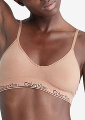 Calvin Klein Modern Seamless Naturals Lightly Lined Triangle Bralette QF7093 - Black