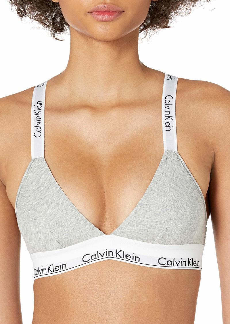 Calvin Klein Modern Cotton Unlined Triangle Crossback Bralette