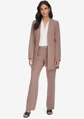 Calvin Klein Women's Modern Fit Trousers - Aubergine