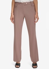 Calvin Klein Women's Modern Fit Trousers - Aubergine