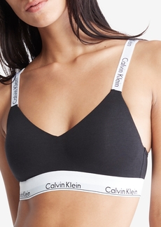 Calvin Klein Women's Modern Lightly Lined Bralette QF7059 - Black