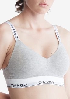 Calvin Klein Women's Modern Lightly Lined Bralette QF7059 - Grey Heather