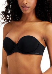 Calvin Klein Women's Naked Glamour Strapless Push-Up Bra QF5677 - Black