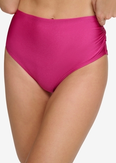 Calvin Klein Women's No Muffin Top Convertible Swim Bottoms - Fuchsia Shimmer