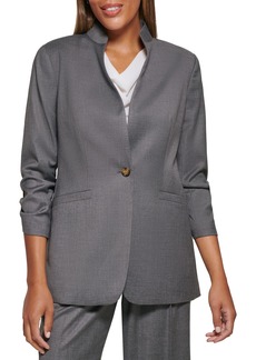 Calvin Klein Women's One Button Closure Wear to Work Suits Blazer