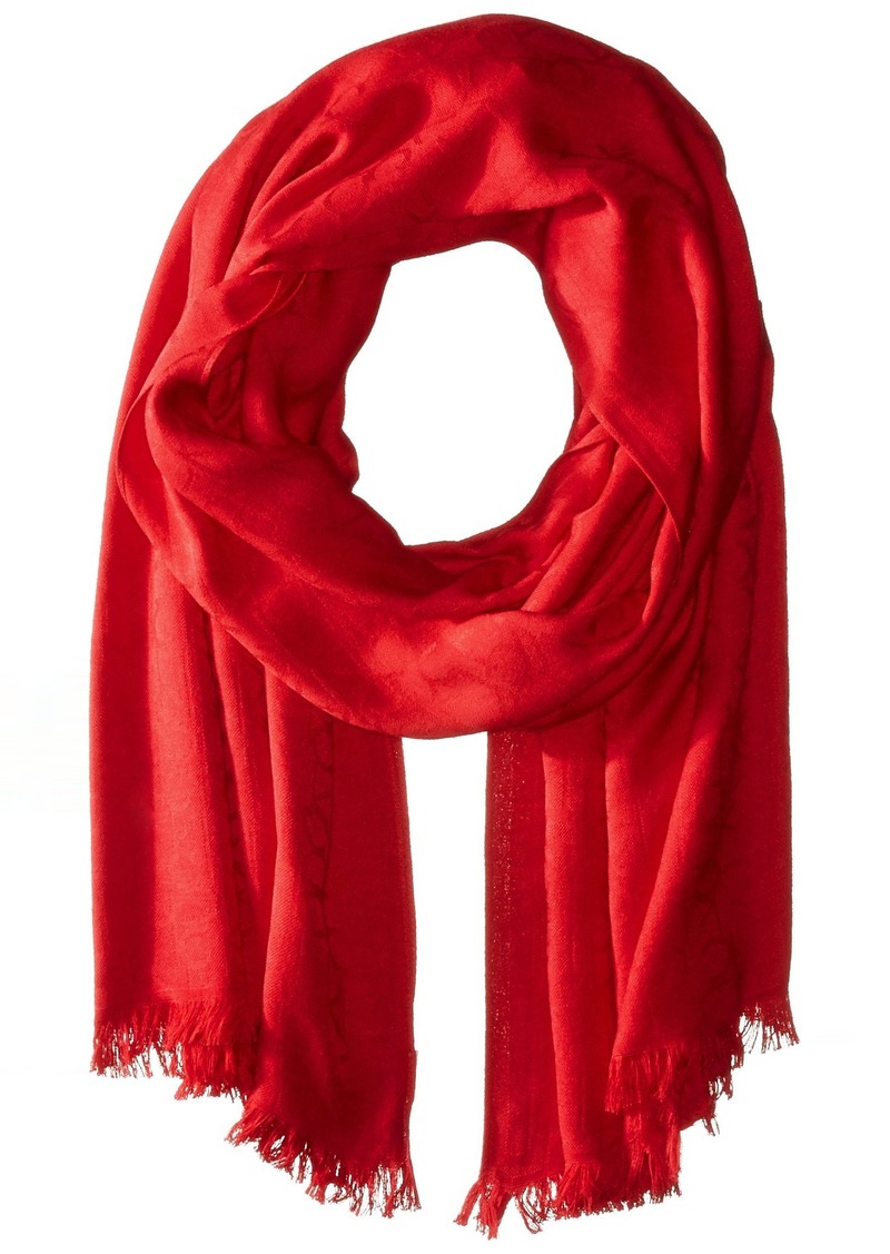 Calvin Klein Women's Pashmina Scarf rouge red one size