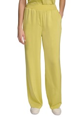 Calvin Klein Women's Pull-On Wide-Leg Pants - Pear