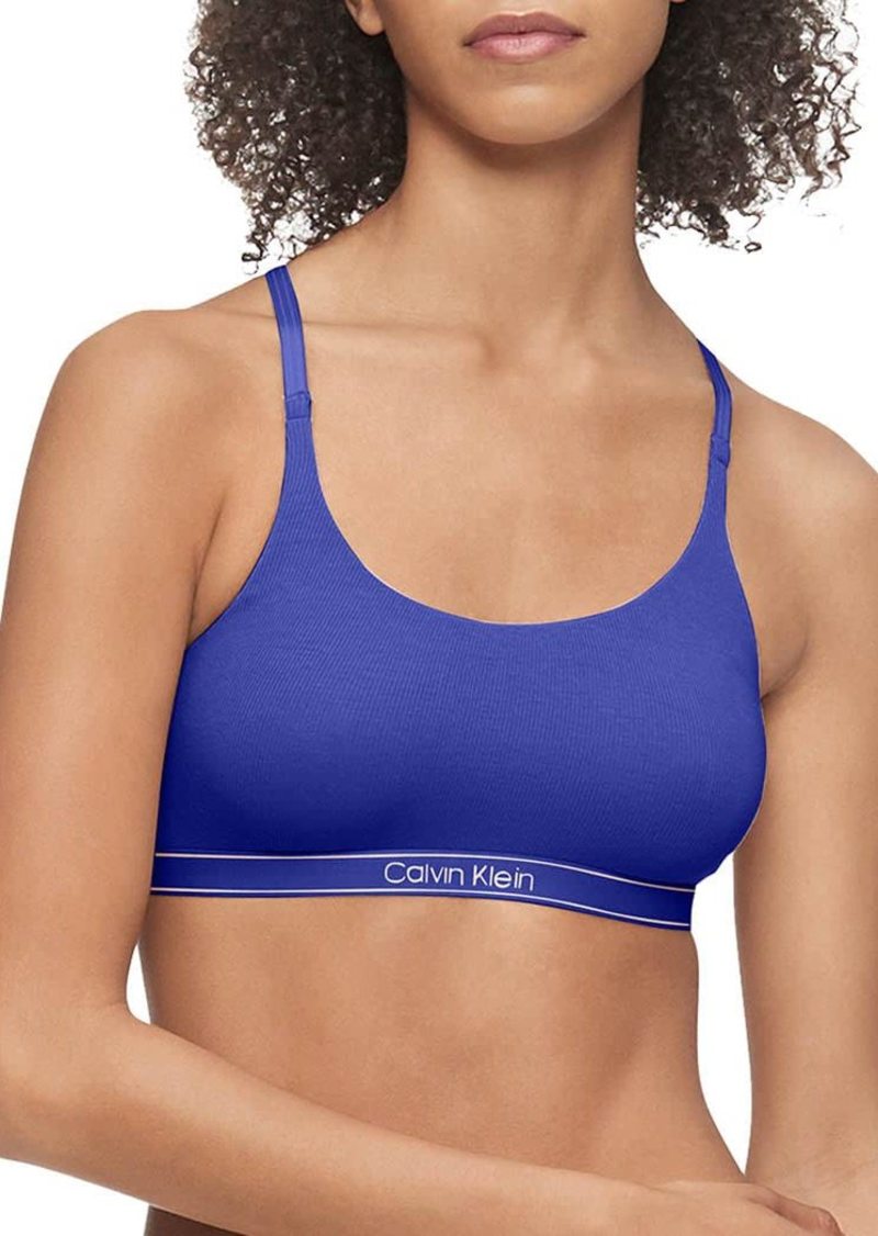 Calvin Klein Pure Ribbed Unlined Bralette