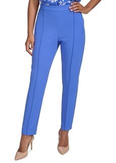 Calvin Klein Women's Seam-Front Pull-On Pants - Dazzling Blue
