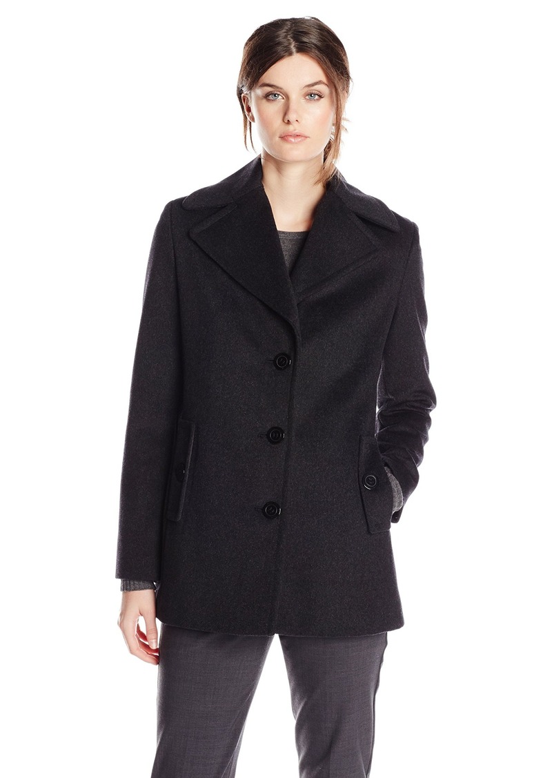 Calvin Klein Calvin Klein Women's Single Breated Wool Coat | Outerwear ...