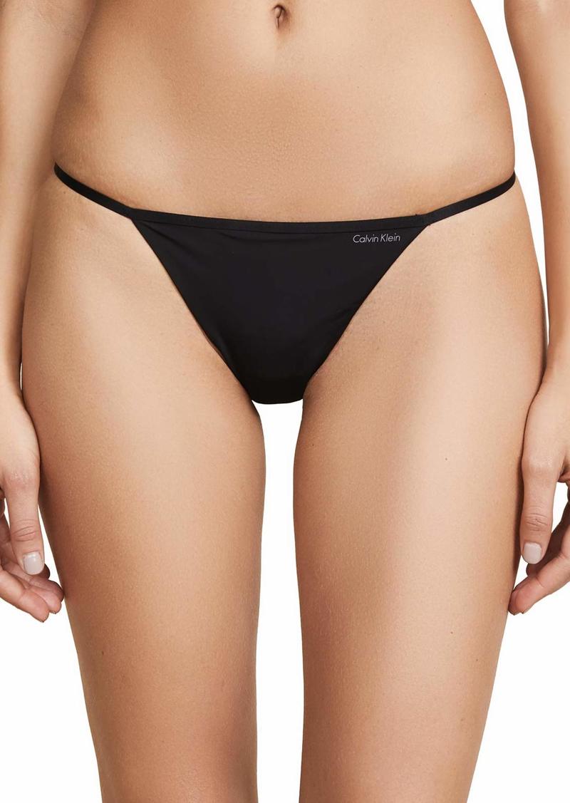 Calvin Klein Women's Sleek Model Thong Panty