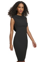Calvin Klein Women's Sleeveless Cowl-Back Dress - Black
