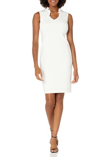 Calvin Klein Women's Sleeveless Fitted Cocktail Sheath Dress