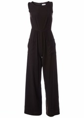 Calvin Klein Women's Sleeveless Jumpsuit with Front Pockets