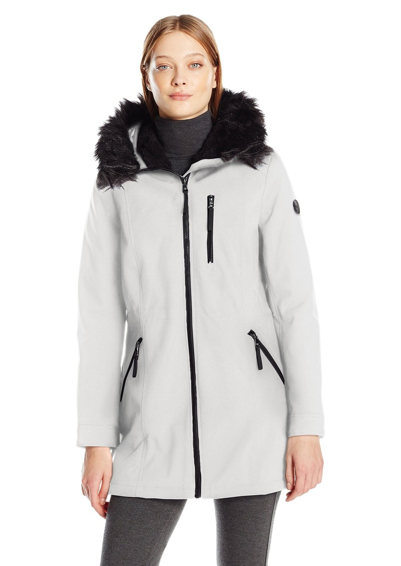 calvin klein anorak hooded coat