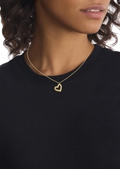 Calvin Klein Women's Stainless Heart Necklace - Gold Tone