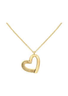 Calvin Klein Women's Stainless Heart Necklace - Gold Tone
