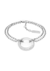 Calvin Klein Women's Stainless Steel Dual Chain Bracelet - Gold Tone