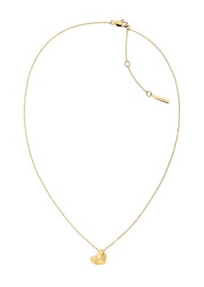 Calvin Klein Women's Stainless Steel Necklace - Gold-tone