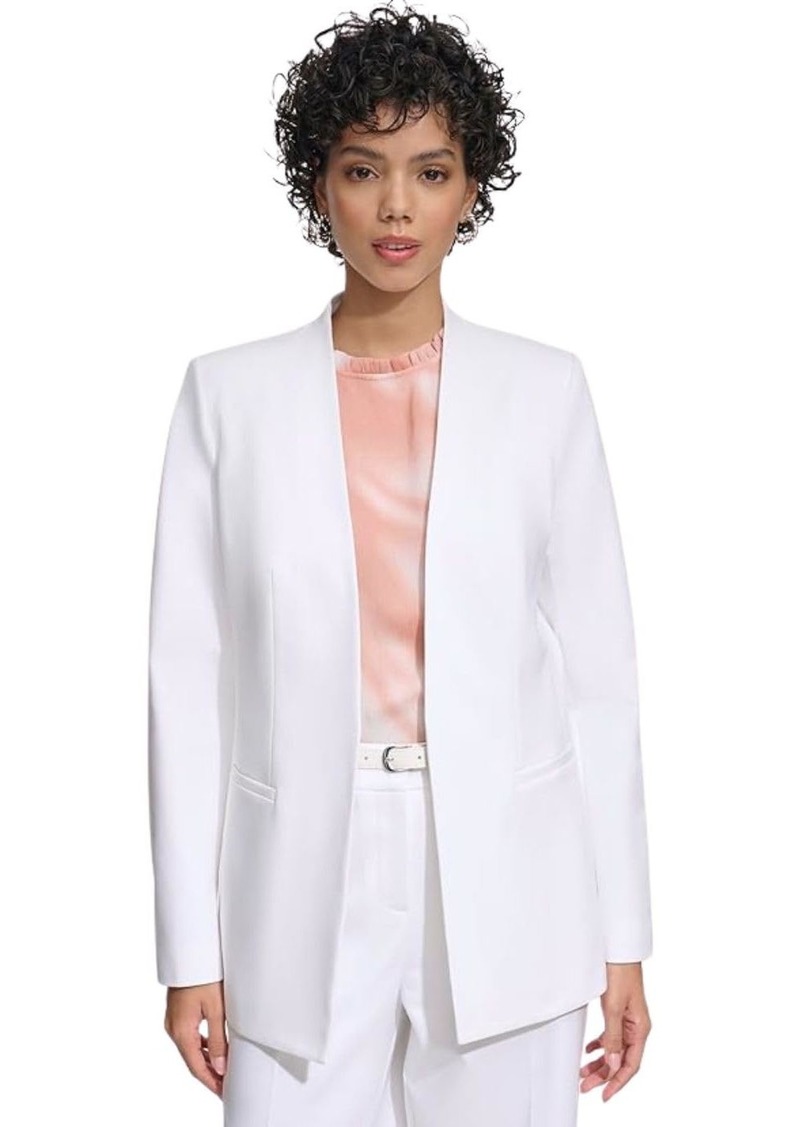 Calvin Klein Women's Open Front Suit Blazer