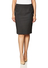 Calvin Klein Women's Straight Fit Suit Skirt (Regular Sizes)