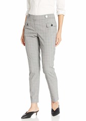 Calvin Klein Women's Straight Leg Pant with Buttons