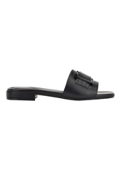 Calvin Klein Women's Tangelo Slip-On Dress Flat Sandals - Black