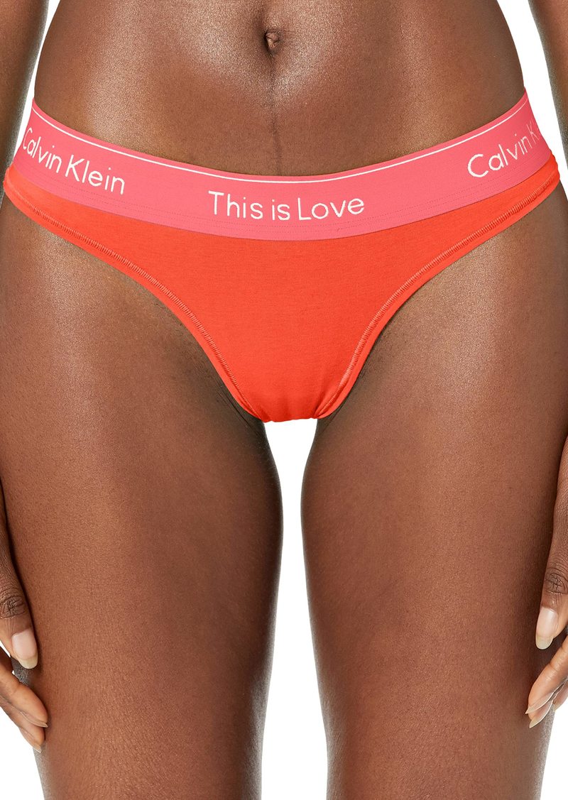 Calvin Klein This is Love Modern Cotton Thong Panty