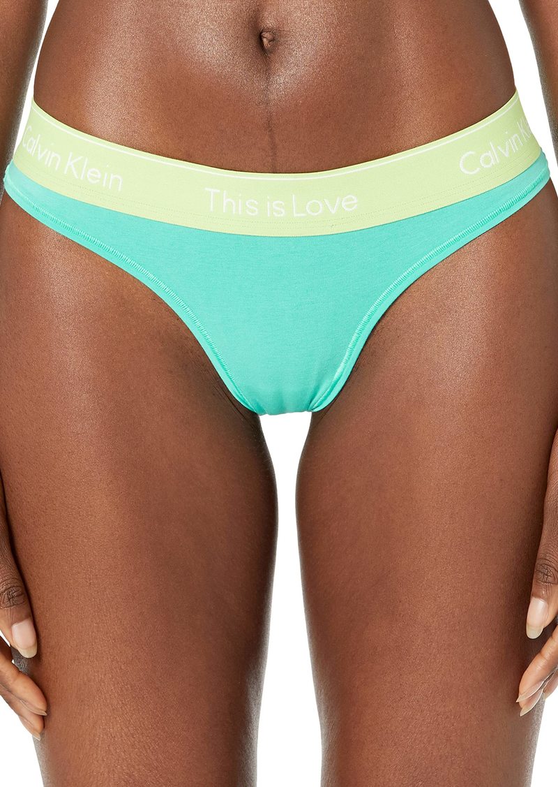 Calvin Klein This is Love Modern Cotton Thong Panty