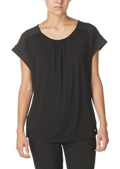 Calvin Klein Women's TOP with CDC Sleeve Detail Short SLEEVED8
