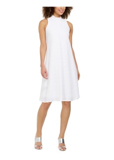 Calvin Klein Women's Trapeze Dress with Back Neck Bow