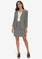 Calvin Klein Women's Tweed Pencil Skirt - Blck Multi