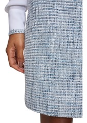 Calvin Klein Women's Tweed Pencil Skirt - Breeze Multi