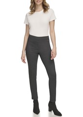 Calvin Klein Women's Twill Legging BK/WT Box Plaid