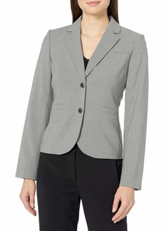 Calvin Klein Women's Two Button Lux Blazer (Petite Standard & Plus)