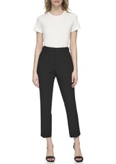 Calvin Klein Women's Woven Flat Pant (Standard and Plus Size)
