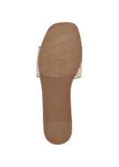 Calvin Klein Women's Yides Slip-On Square Toe Flat Sandals - Light Pink