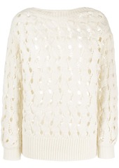 Calvin Klein chunky knit cut-out detail jumper