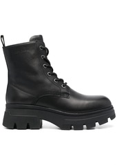 Calvin Klein chunky lace-up combat boots