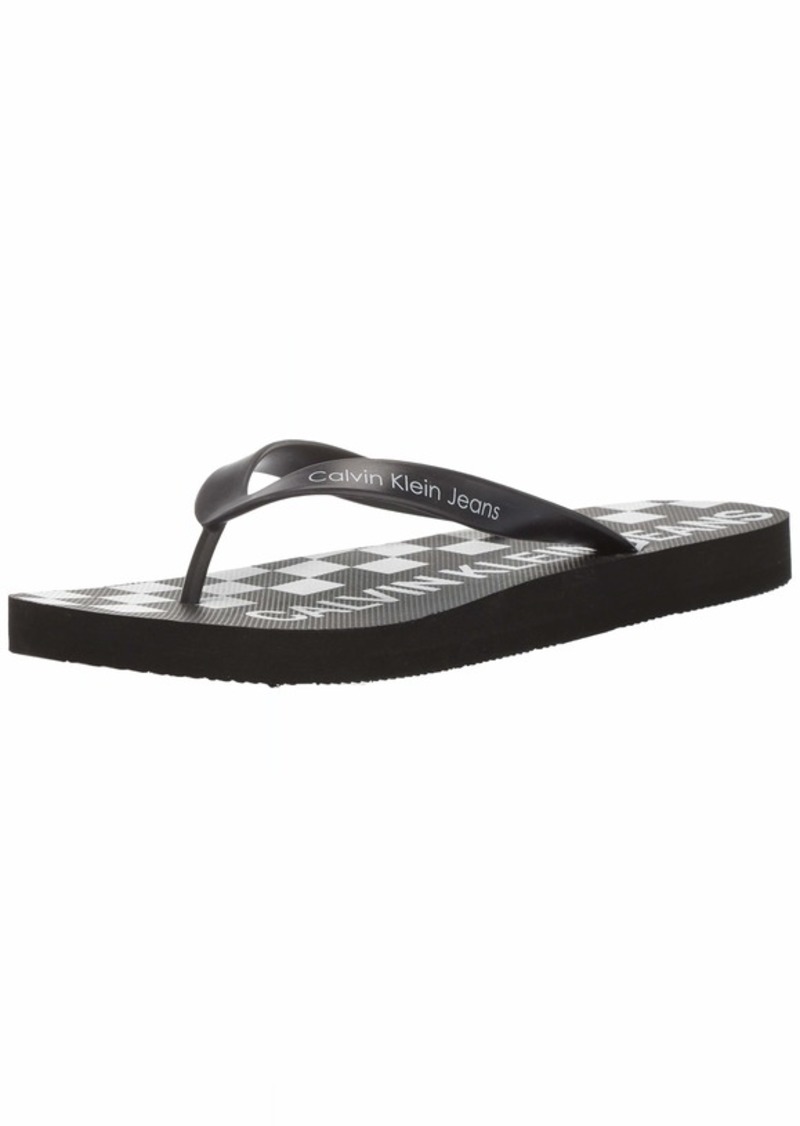 calvin klein flip flops mens