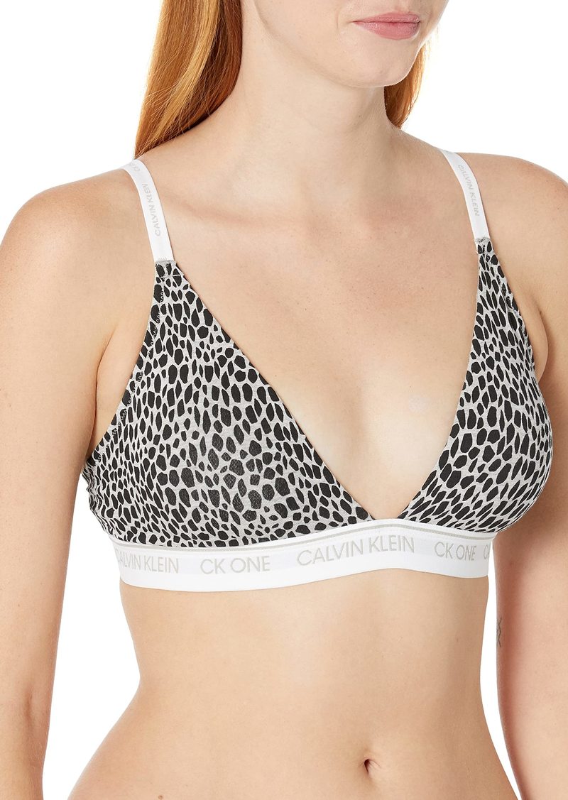 Calvin Klein CK One Lightly Lined Triangle Wireless Bralette