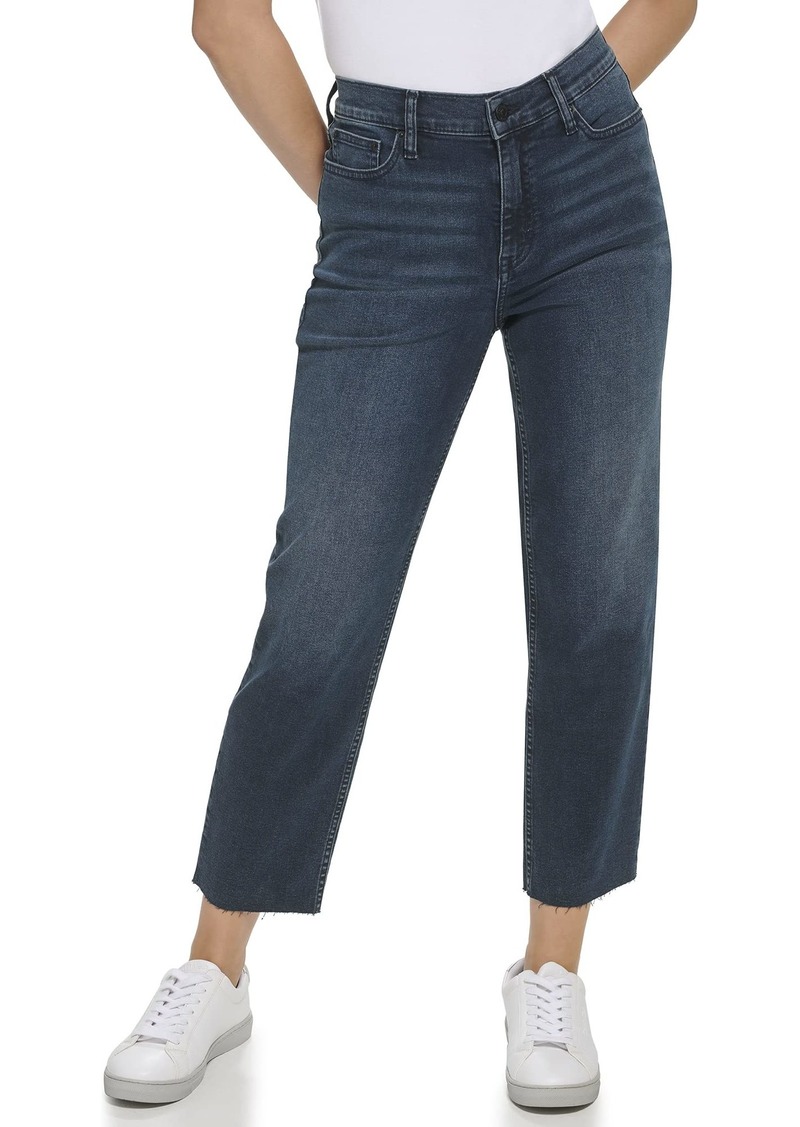 Calvin Klein CK Womens Jeans Straight Leg