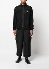 Calvin Klein cotton fleece zipped jacket