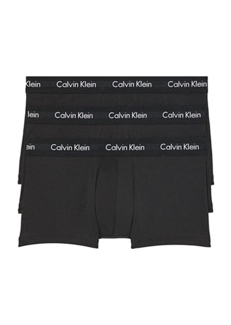 Calvin Klein Cotton Stretch Low Rise Trunks 3-Pack