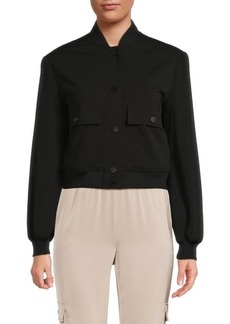 Calvin Klein Cropped Bomber Jacket