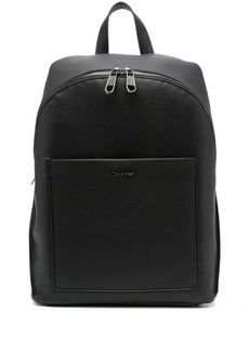Calvin Klein Diagonal campus faux-leather backpack