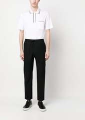 Calvin Klein drawstring-waist straight-leg trousers