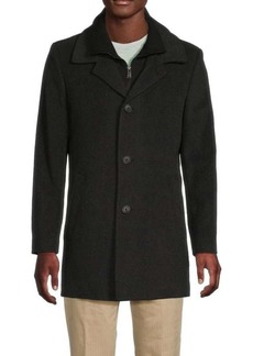 Calvin Klein Dual Collar Wool Blend Coat