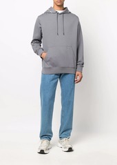 Calvin Klein embroidered-logo cotton hoodie
